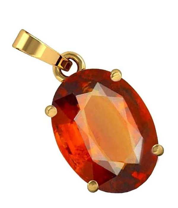 7.25_Ratti_Brown_Hessonite_Garnet/Gomed_Natural_Loose_Gemstone_Ring
