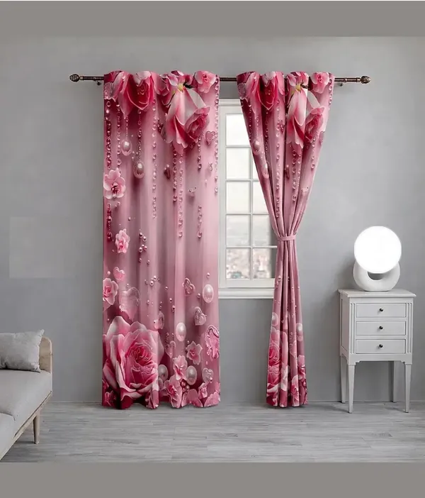 PACK_OF__2_-_PINK_COLOR_FORAL_PRINTED_POLYESTER_CURTAIN_FOR_HOME_,_LIVING_ROOM__AND_OFFICE