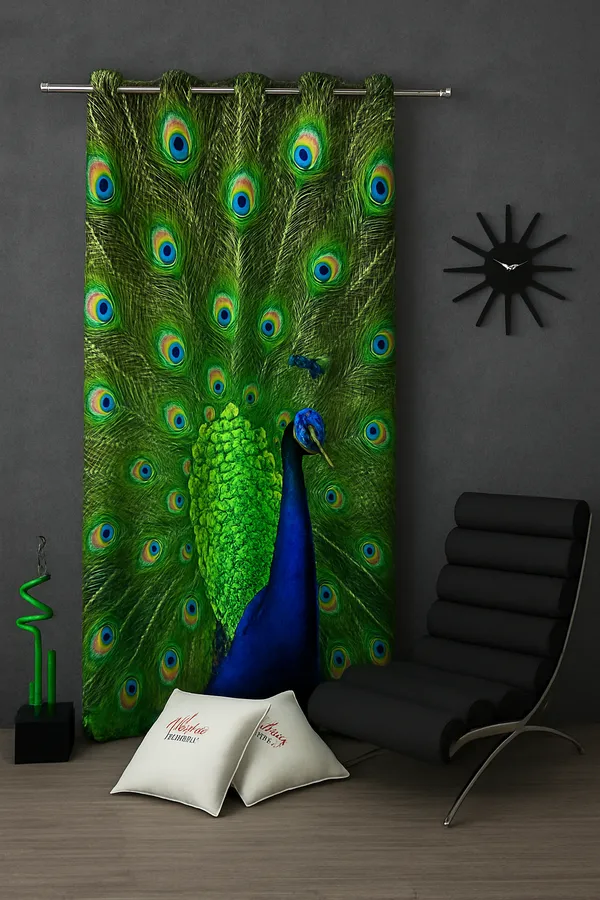 Pack_of_2_-_Peacock_Printed_Light_Filetring_Curtain_For_Temple,_Home.