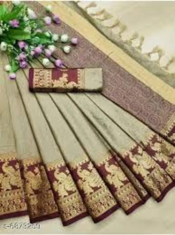 Woven_Thanjavur_Art_Silk_Saree_in_Beige_and_Brown