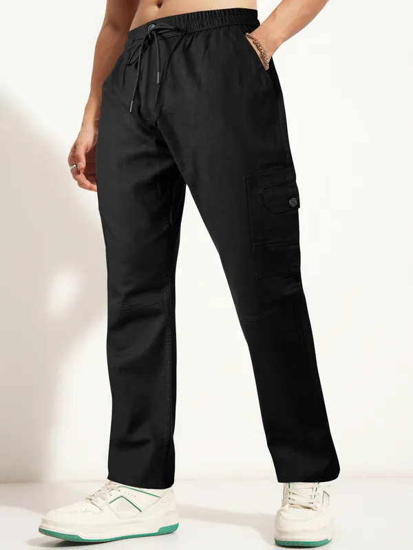 Men's_Rlaxed_Fit_Cargo_By_Just_Black