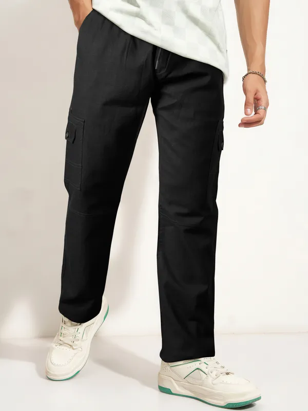 Men's_Rlaxed_Fit_Cargo_By_Just_Black