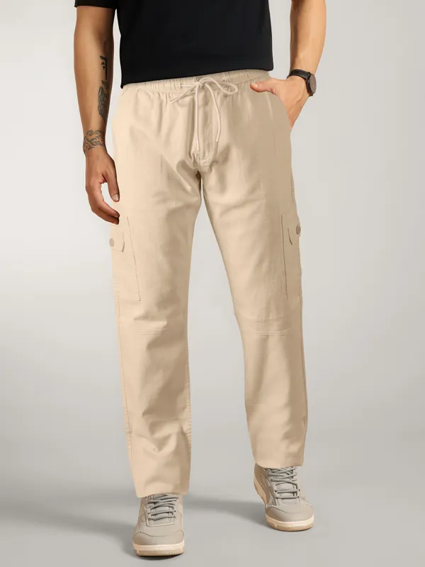 Men's_Rlaxed_Fit_Cargo_By_Just_Black