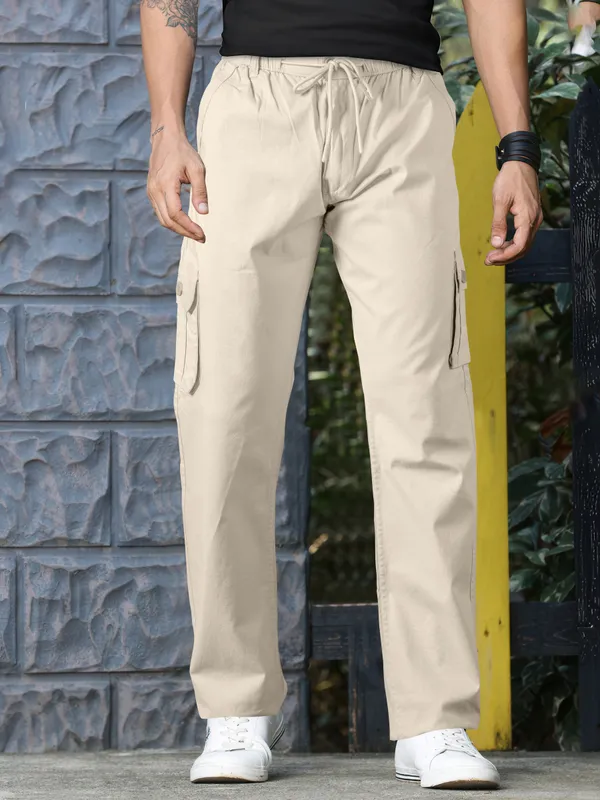 Men's_Rlaxed_Fit_Cargo_By_Just_Black