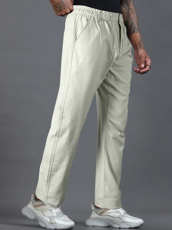 Men's_Relaxed_Fit_Linen_Trouser_By_Just_Black