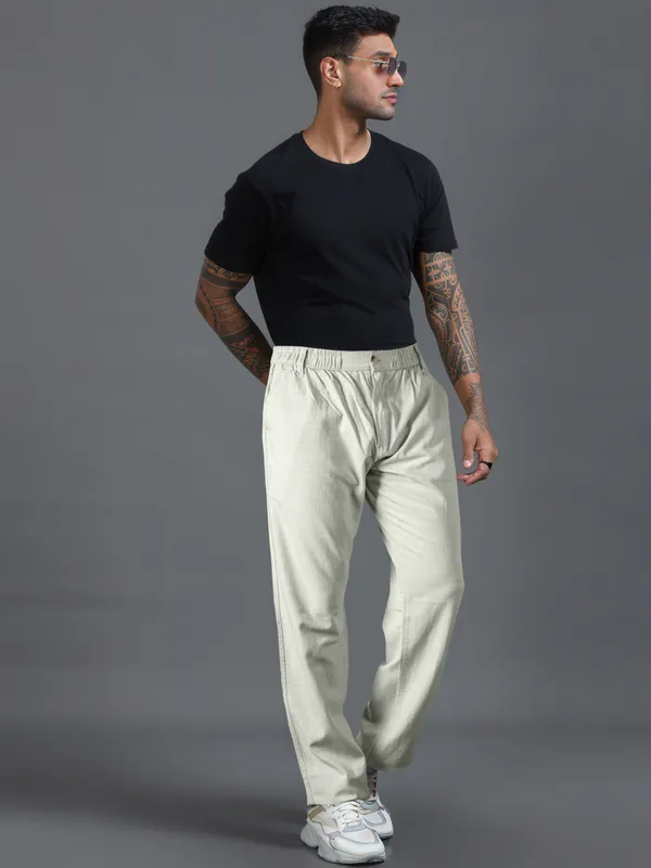 Men's_Relaxed_Fit_Linen_Trouser_By_Just_Black