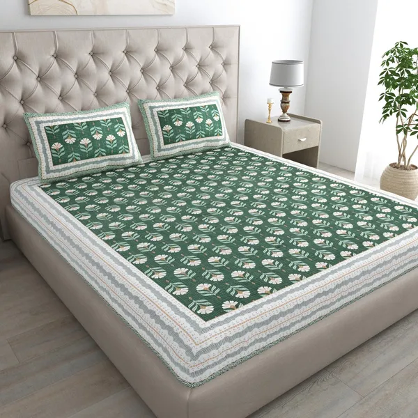 Jaipuri_Prints_Cotton_Double_Bedsheet_with_set_of_2_Pillow_Covers