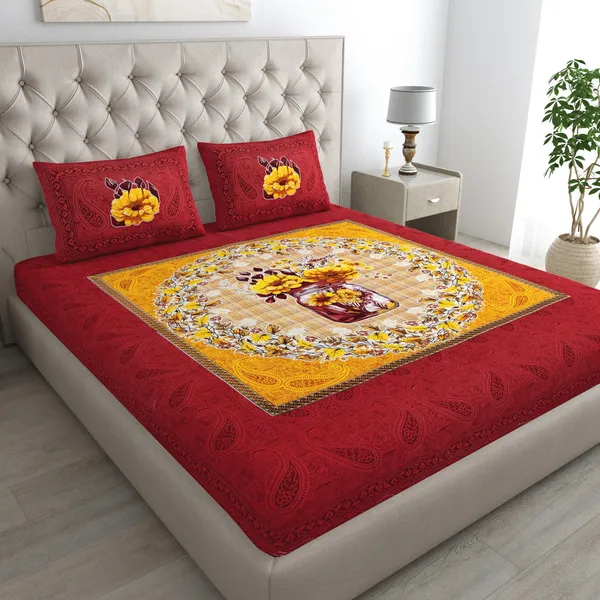 Jaipuri_Prints_Cotton_Double_Bedsheet_with_set_of_2_Pillow_Covers