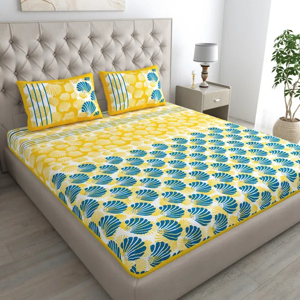 Jaipuri_Prints_Cotton_Double_Bedsheet_with_set_of_2_Pillow_Covers