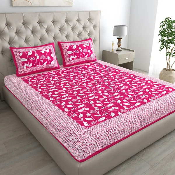 Jaipuri_Prints_Cotton_Double_Bedsheet_with_set_of_2_Pillow_Covers