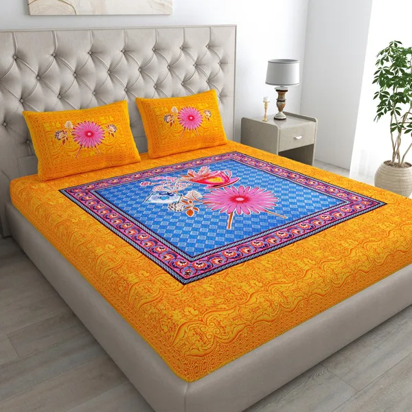 Jaipuri_Prints_Cotton_Double_Bedsheet_with_set_of_2_Pillow_Covers