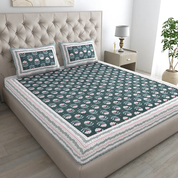Jaipuri_Prints_Cotton_Double_Bedsheet_with_set_of_2_Pillow_Covers