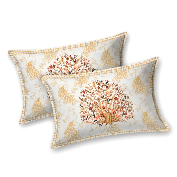 Rajasthani_Jaipuri_Traditional_Double_Bed_Bedsheet_with_2_Pillow_Covers_-_(_Red)