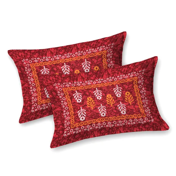 Motif_Printed_Jaipuri_Cotton_Double_Bedsheet_with_2_Pillow_Covers_(Red)
