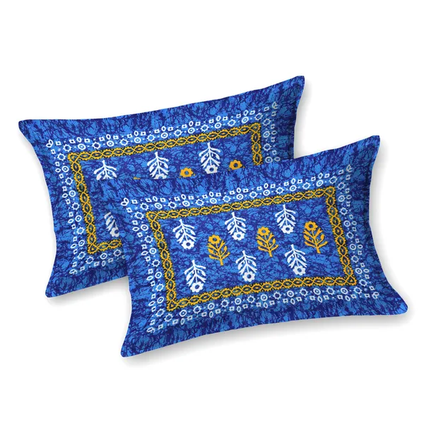 Motif_Printed_Jaipuri_Cotton_Double_Bedsheet_with_2_Pillow_Covers_(_Blue)