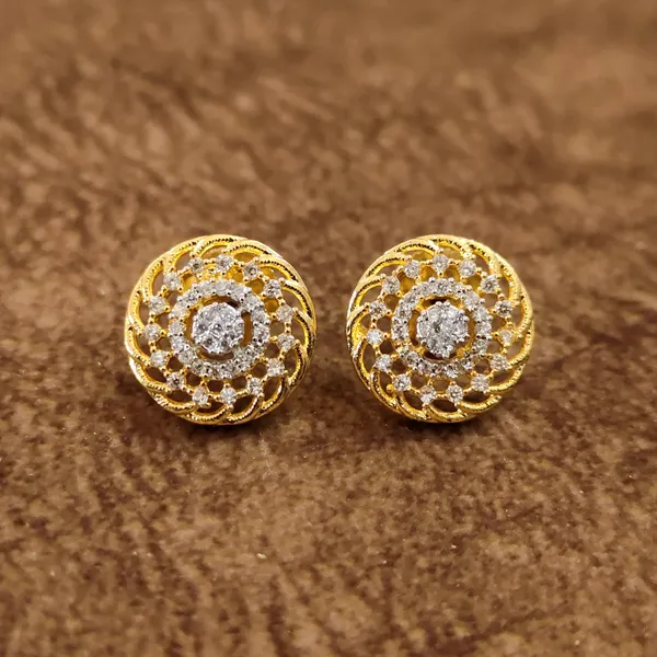 American_Diamond_Mandala_Pendant_Set_|_Elegant_Pendant_&_Stud_Earrings_for_Festive_Wear