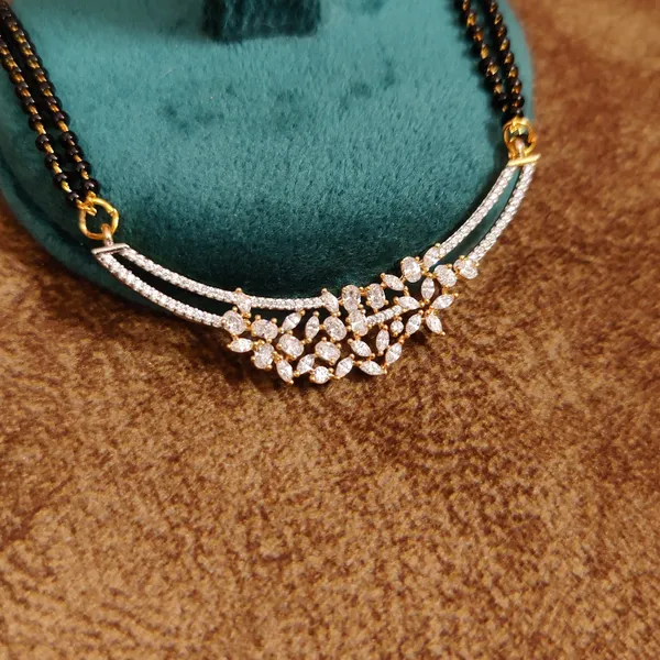 DIAMOND_LOOK_GOLD_PLATED_CZ_FINE_MANGALSUTRA