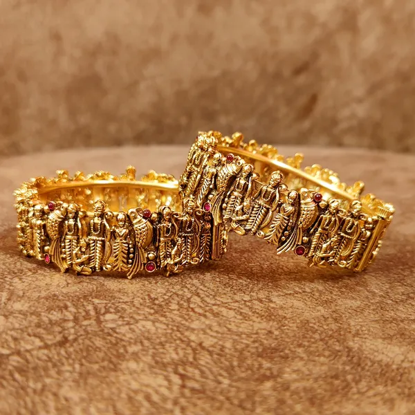 GOLD_LOOK_ALIKE_TRADITIONAL_RAM_SITA_OPENABLE_BANGLES