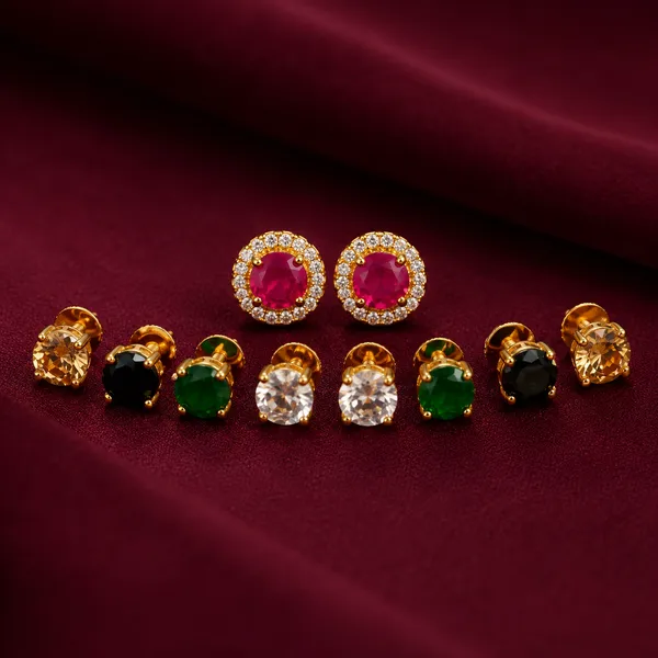 Multicolour_Round_Shaped_Changeable_Earrings