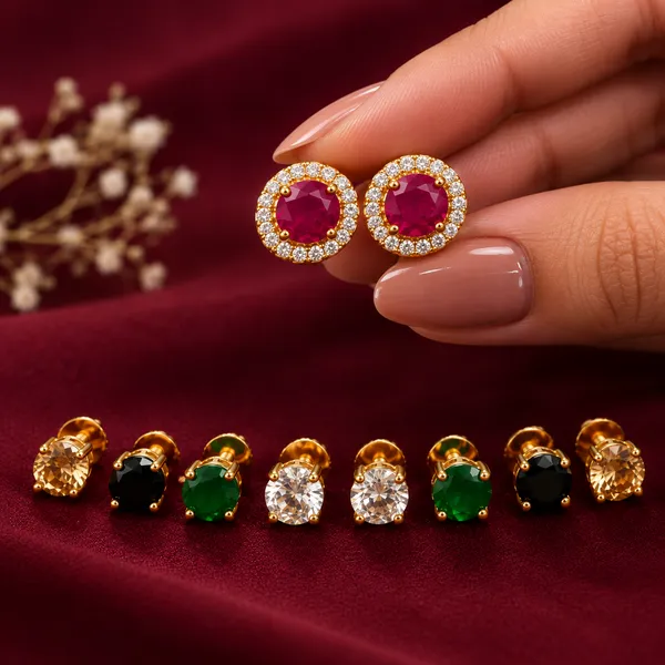 Multicolour_Round_Shaped_Changeable_Earrings