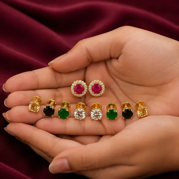 Multicolour_Round_Shaped_Changeable_Earrings