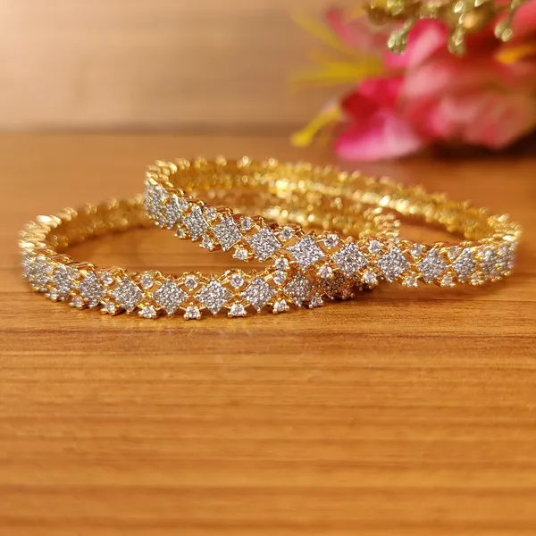 INTRICATE_DIAMOND_PATTERN_CZ_GOLD_PLATED_BANGLES
