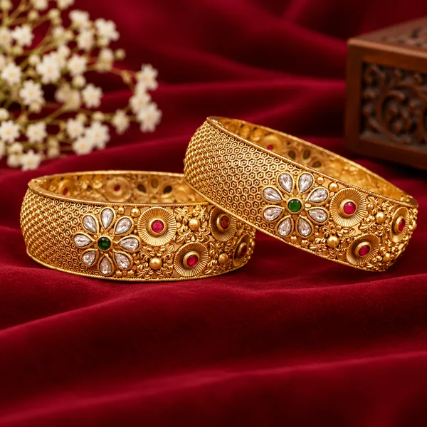 MULTICOLOUR__GOLD_LOOK_KUNDAN_POLKI_OPENABLE_BANGLES