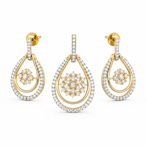REAL_DIAMOND_LOOKALIKE_CZ_STUDDED_ELEGANT_PENDANT_SET_WITH_CHAIN