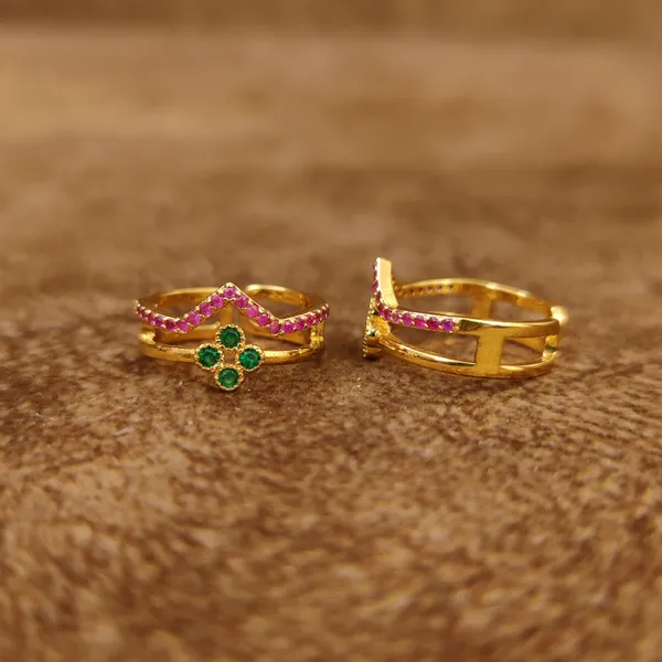 RUBY_&_EMERALD_GOLD_PLATED_TOE_RINGS
