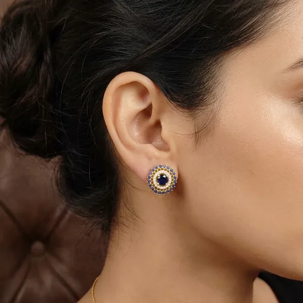 Royal_Sapphire_Halo_Stud_Earrings_–_Blue_Designer_Imitation_Jewellery_
