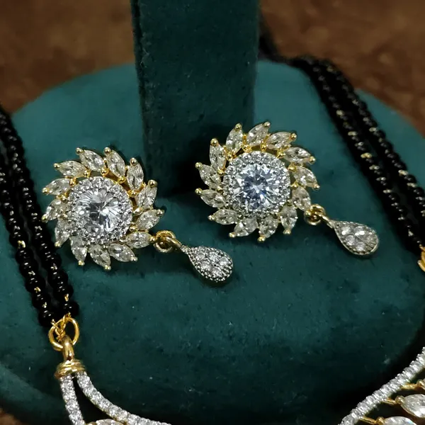 Sparkling_Round_Solitaire_CZ_Marquise_Mangalsutra_Set_with_Earrings