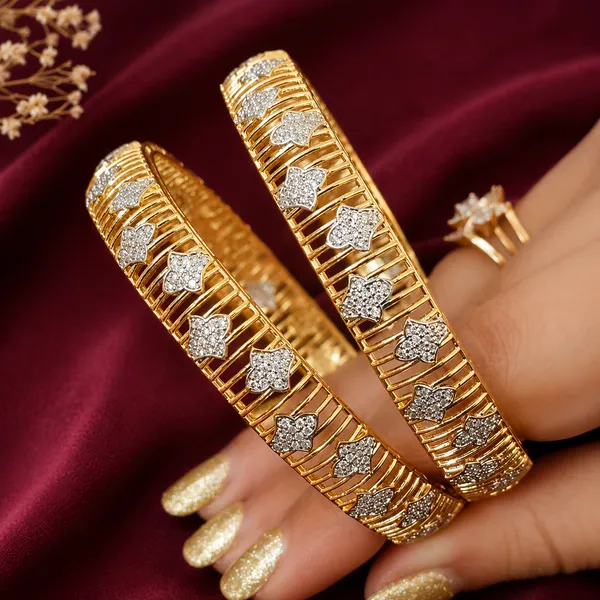 INTRICATE_DESIGN_DIAMOND_LOOK_GOLD_PLATED_BANGLES
