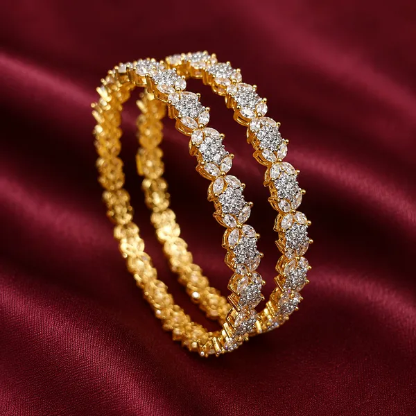 INTRICATE_DIAMOND_PATTERN_CZ_GOLD_PLATED_BANGLES