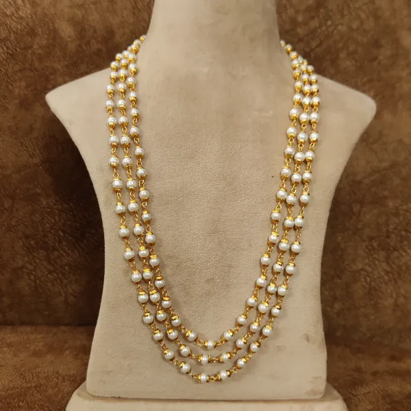 Pearl Beads Small Pearl Necklace Designs In Gold Jewelatoz Line