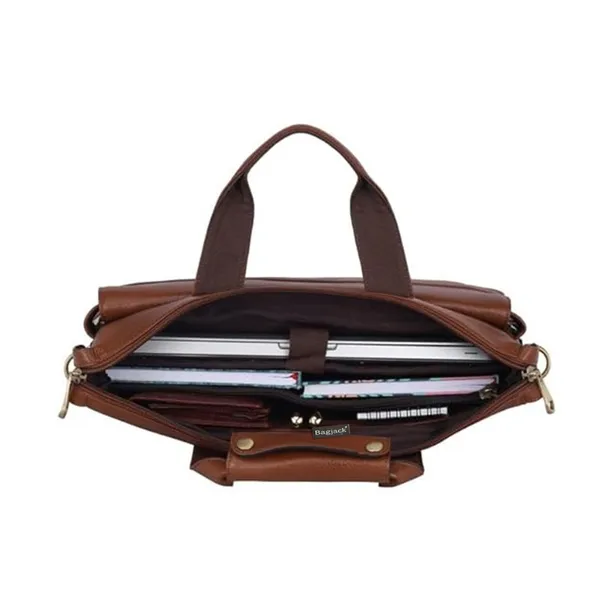 BAG_JACK_Leather_Laptop_Bag_Bag_For_Men/Office_Bag_For_Men,_Brown_|_Fits_Upto_16_Inch_Laptop/Macbook_|_Leather_Bag_With_Shoulder_Straps_|_Laptop_Messenger_Bag/Leather_Bag_For_Men