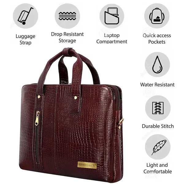 BAG_JACK_-_Natural_Grain_Leather_|_Handcrafted_|_Lynx_|_Handsomely_Rugged_|_Office_Laptop_Bag_|_Men_Leather_Laptop_Bag._(14/15.6_Inch,_Brown)