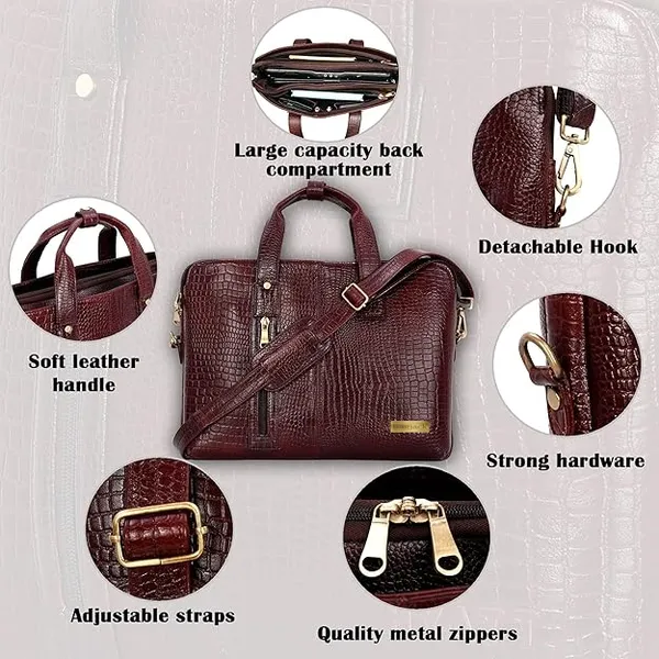 BAG_JACK_-_Natural_Grain_Leather_|_Handcrafted_|_Lynx_|_Handsomely_Rugged_|_Office_Laptop_Bag_|_Men_Leather_Laptop_Bag._(14/15.6_Inch,_Brown)
