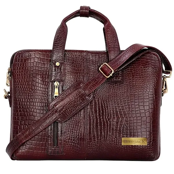 BAG_JACK_-_Natural_Grain_Leather_|_Handcrafted_|_Lynx_|_Handsomely_Rugged_|_Office_Laptop_Bag_|_Men_Leather_Laptop_Bag._(14/15.6_Inch,_Brown)