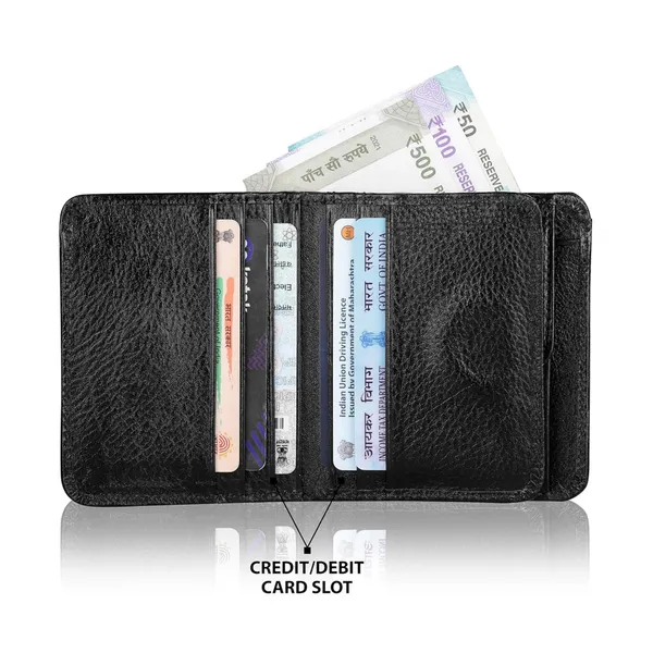 BAG_JCK_Leather_Wallet_for_Man_I_7_Card_Slot_Wallet_I_Men_Casual,_Formal,_Evening/Party,_Trendy_Brown_Genuine_Leather_Wallet