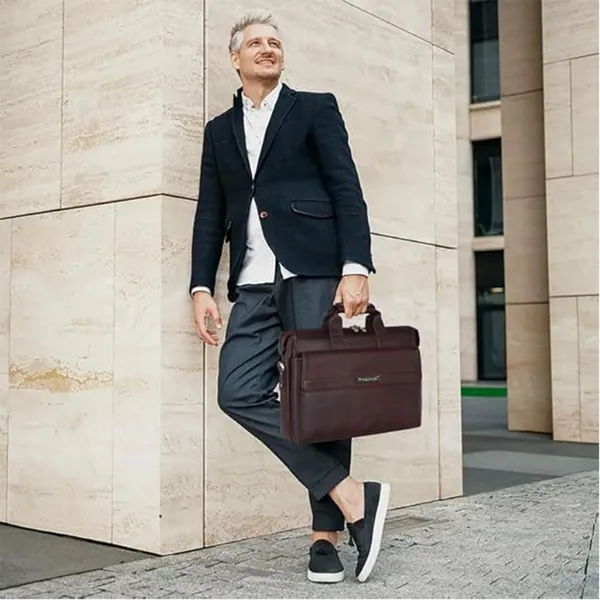 BAG_JACK_Leather_Laptop_Bag_Bag_For_Men/Office_Bag_For_Men,_Brown_|_Fits_Upto_16_Inch_Laptop/Macbook_|_Leather_Bag_With_Shoulder_Straps_|_Laptop_Messenger_Bag/Leather_Bag_For_Men