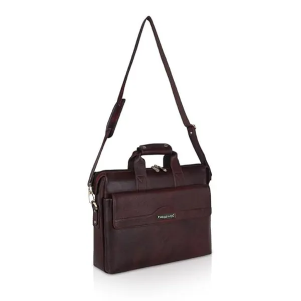 BAG_JACK_Leather_Laptop_Bag_Bag_For_Men/Office_Bag_For_Men,_Brown_|_Fits_Upto_16_Inch_Laptop/Macbook_|_Leather_Bag_With_Shoulder_Straps_|_Laptop_Messenger_Bag/Leather_Bag_For_Men