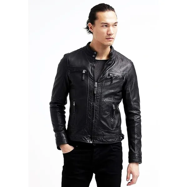 BAG_JACK_-_Clean-Cut_Classic_with_Cool,_Eye-Catching_Detailing_Sheep_Nappa_Leather_Jacket