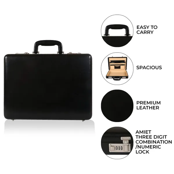 100%_Pure_Leather_Black_Office_Bag_Medium_Briefcase_(3_Years_warranty)