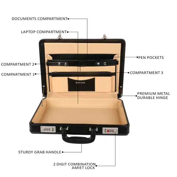 100%_Pure_Leather_Black_Office_Bag_Medium_Briefcase_(3_Years_warranty)