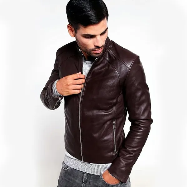 BAG_JACK_-_Apache_Sheep_Nappa_Leather_Men_Jacket_Quilted_Cafe_Racer_Zip_Up_Motorcycle_Zipper_Long_Sleeve_Coats