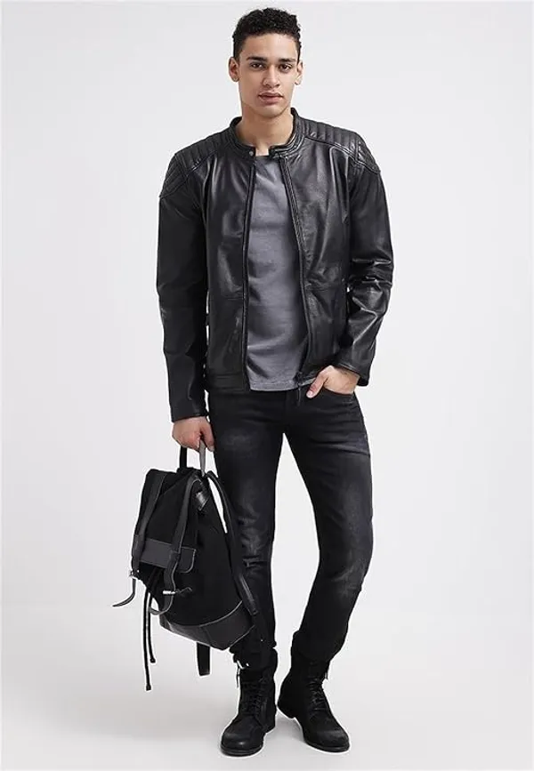 BAG_JACK_-_Clean-Cut_Classic_with_Cool,_Eye-Catching_Detailing_Sheep_Nappa_Leather_Jacket