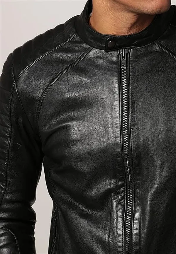 BAG_JACK_-_Clean-Cut_Classic_with_Cool,_Eye-Catching_Detailing_Sheep_Nappa_Leather_Jacket