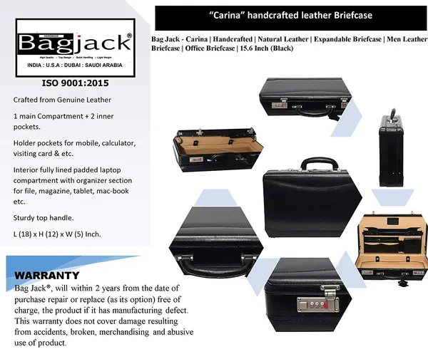 100%_Pure_Leather_Briefcase_|_3-Yrs_Warranty|_Bag_Jack