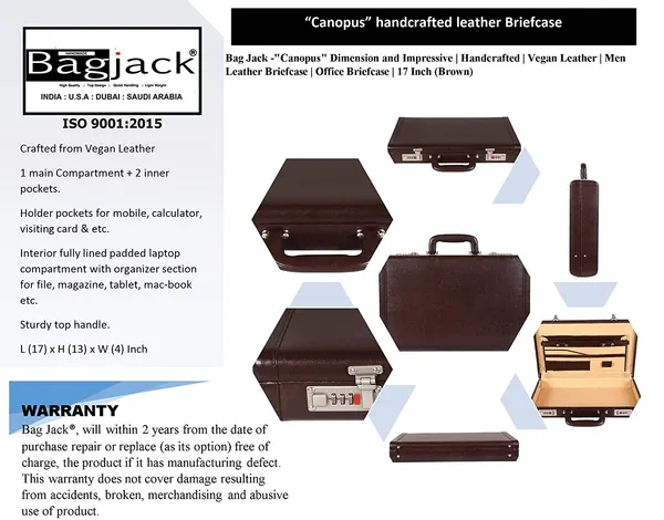 100%_Pure_Leather_Fasted_Combination_Lock_Medium_Briefcase_(3_Years_warranty)