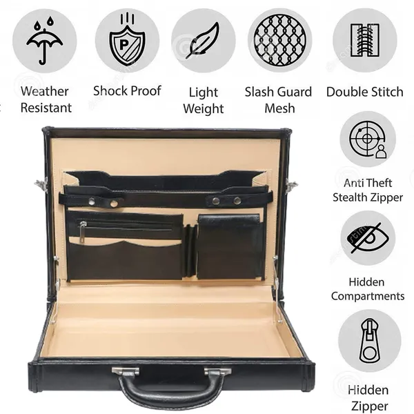 100%_Pure_Leather_Black__Briefcase_for_Men/Women_(3_Years_warranty)